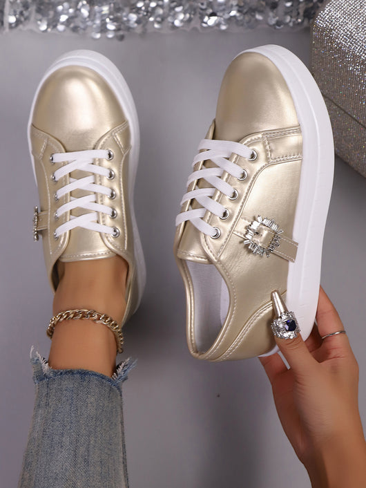Zapatillas Deportivas de Cuero con Suela Flexible para Mujer - Image 12