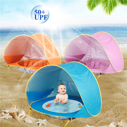Carpa Portátil para Bebé con Protección UV - Refugio Solar para Playa y Piscina - Image 3