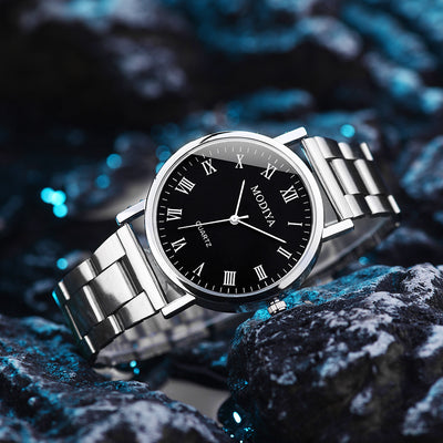 Reloj de Hombre con Banda de Aleación y Movimiento de Cuarzo - Image 4