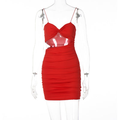 Vestido Envolvente Plisado con Escote Fruncido - Image 10
