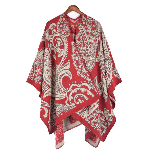 Bufanda Capa de Cachemira para Mujer - Abrigo Versátil Otoño Invierno - Image 21