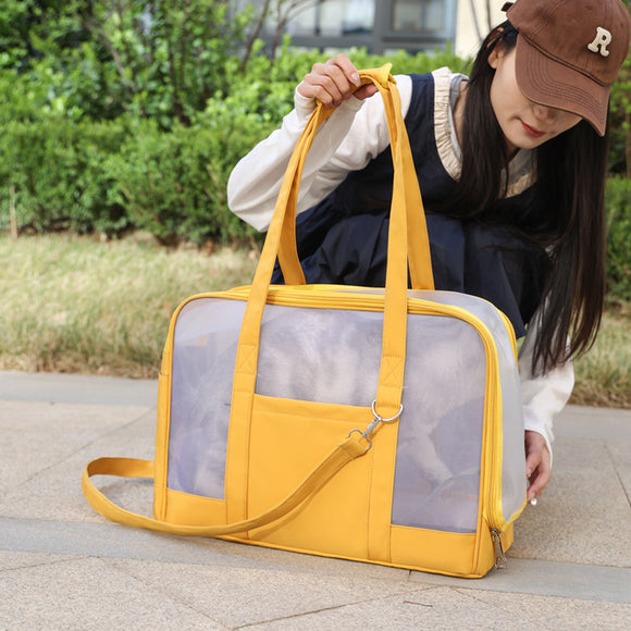 Mochila Transportadora Respirable para Mascotas - Cómoda y Portátil