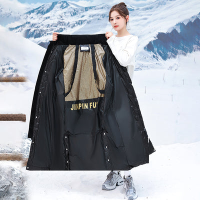Abrigo Protector para Frío Estilo Coreano Talla Grande Mujer - Image 4
