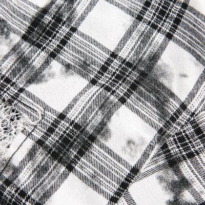 Camisa Cuadros Retro Oversize Manga Corta - Image 2