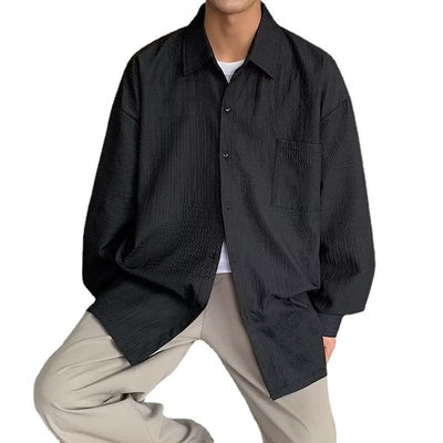 Camisa de Manga Larga Pi Shuai - Abrigo Tendencia Primavera Otoño - Image 10