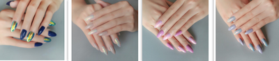Set de 24 Uñas Postizas Trendy - Diseños Modernos y Versátiles - Image 10