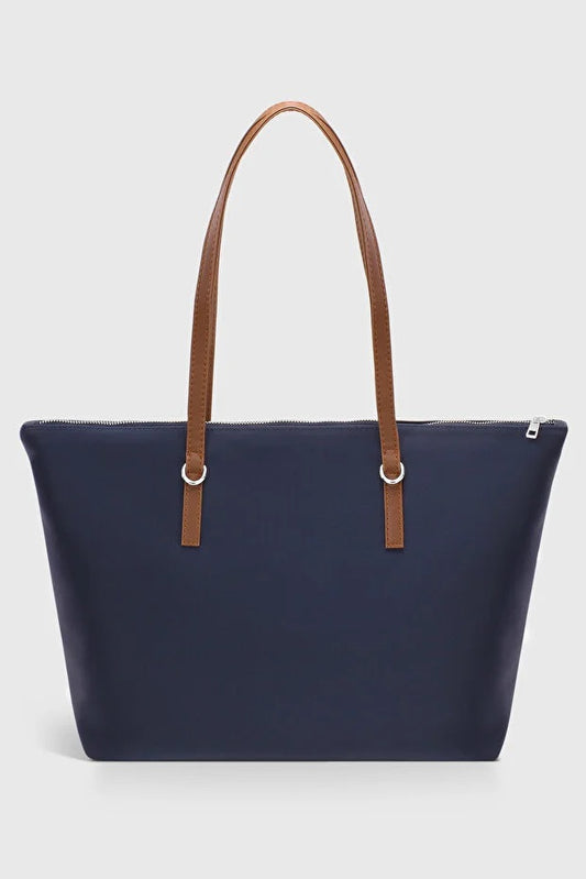 Bolso Shopper Azul Marino para Mujer