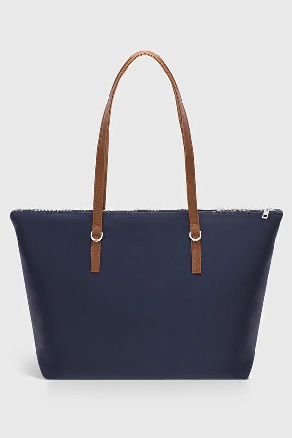 Bolso Shopper Azul Marino para Mujer