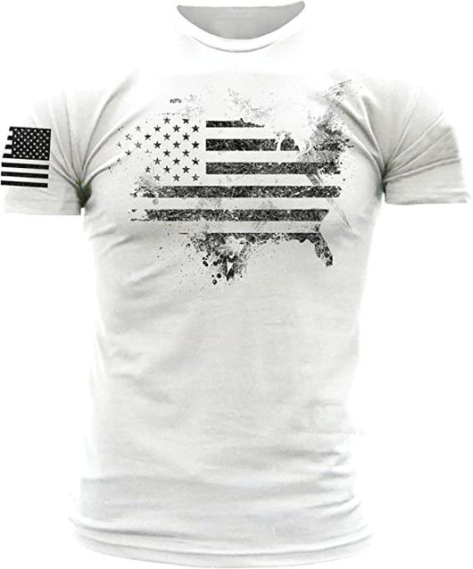 Camiseta Hombre Bandera Americana 1776 Estilo Vintage Whiskey - Image 8