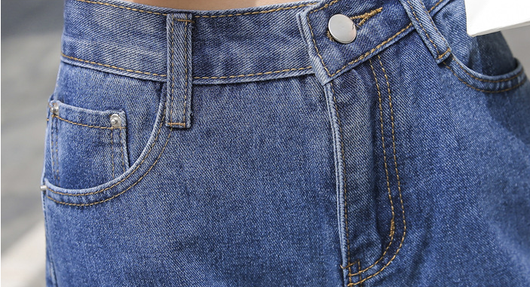 Jeans Cintura Alta Mujer Recto Holgado - Image 9