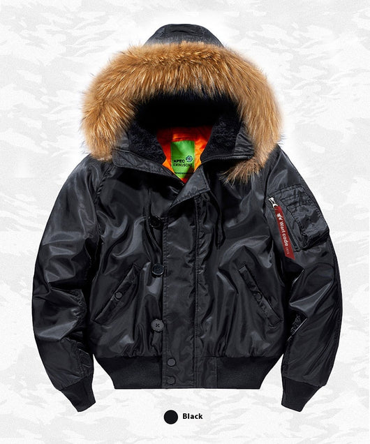 Abrigo Bomber con Cuello de Piel Desmontable - Talla Grande - Image 9