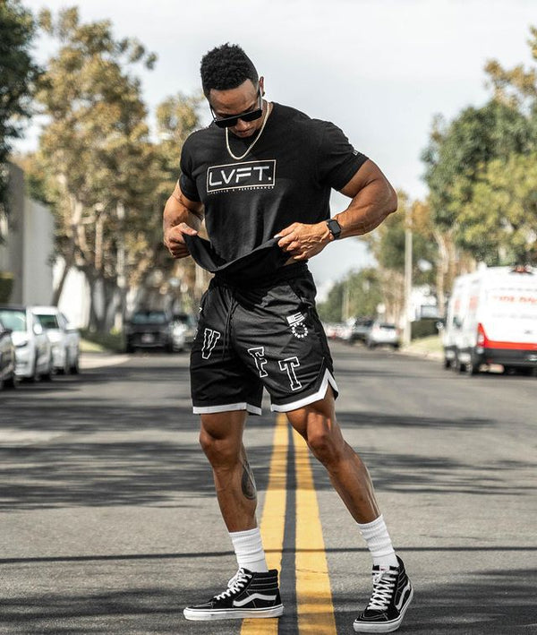 Shorts Deportivos Holgados de Secado Rápido para Hombre