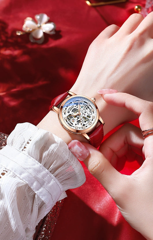 Reloj Mecánico Automático Hueco Diamond con Resistencia al Agua - Image 9