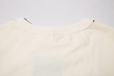Playera Manga Larga Hip Hop con Letras Fuzzy y Cadena para Hombre - Image 16