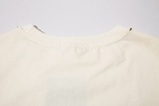 Playera Manga Larga Hip Hop con Letras Fuzzy y Cadena para Hombre - Image 16