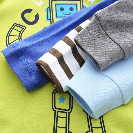 Camiseta de Manga Larga con Costuras Decorativas en Algodón - Image 4