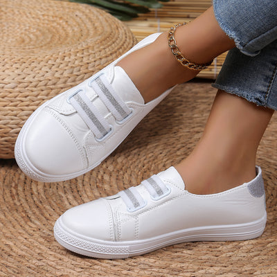 Zapatos Blancos Casuales Slip-On Cómodos y Versátiles - Image 9