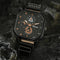 Reloj Casual para Hombre con Doble Capa y Esfera Cuadrada