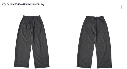 Pantalones Casuales Holgados con Cordón Ajustable y Forro Polar - Image 11
