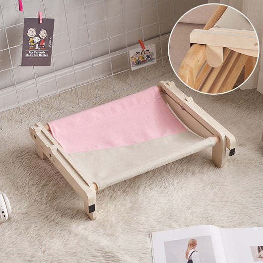 Cama de Madera Maciza para Mascotas - Diseño Versátil para Todas las Estaciones - Image 5