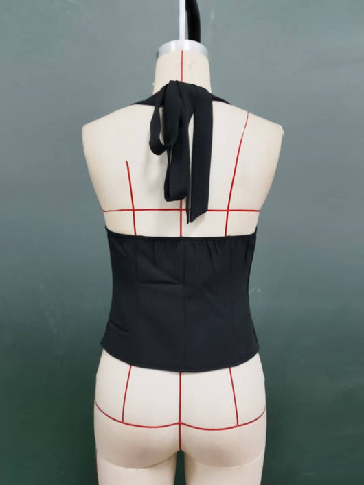 Chaleco Halter Backless Ajustable - Cardigan de Verano para Mujer - Image 14