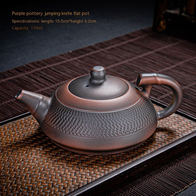 Juego de Té Kung Fu en Cerámica de Arcilla Púrpura - Image 4