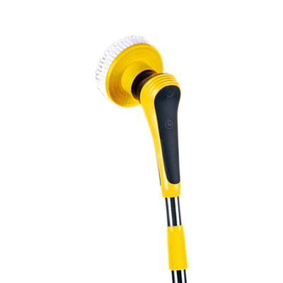 Cepillo Eléctrico Giratorio Amarillo con Mango Telescópico - Image 2