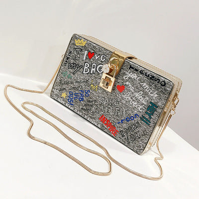 Bolsa Mensajero Casual con Diseño Graffiti - Image 10