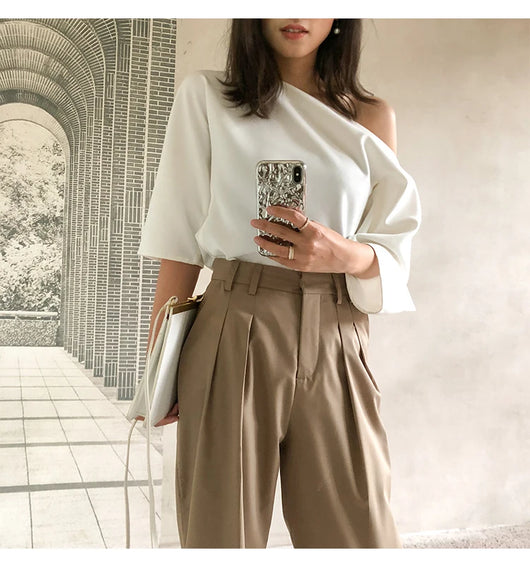 Blusa sin tirantes con hombros al descubierto - Image 12
