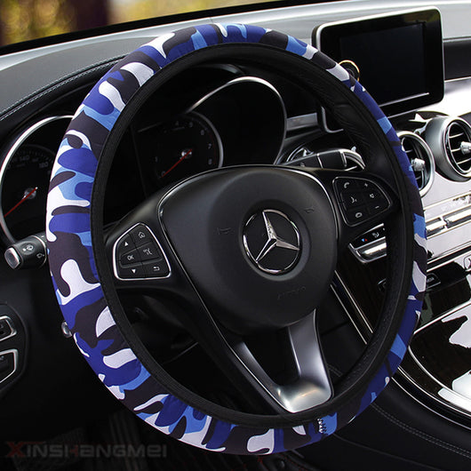 Funda Antideslizante para Volante de Auto con Diseño Camuflaje - Image 7