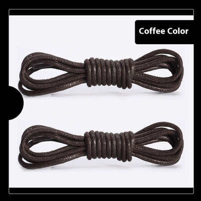 Cordones de Bota de Cuerda Encerada Redonda para Zapatos de Cuero - Un Par - Image 12