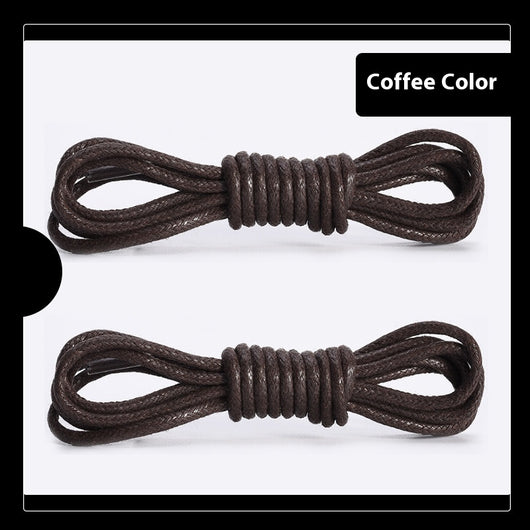 Cordones de Bota de Cuerda Encerada Redonda para Zapatos de Cuero - Un Par - Image 12