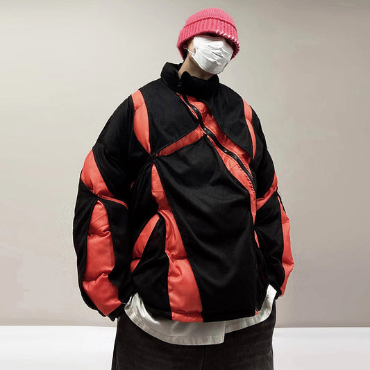 Abrigo Acolchado Casual de Algodón para Hombre