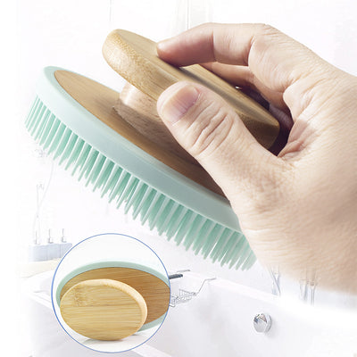 Cepillo de Masaje Silicona para Baño con Cerdas Largas - Image 2