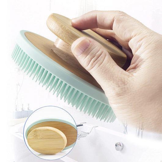 Cepillo de Masaje Silicona para Baño con Cerdas Largas - Image 2