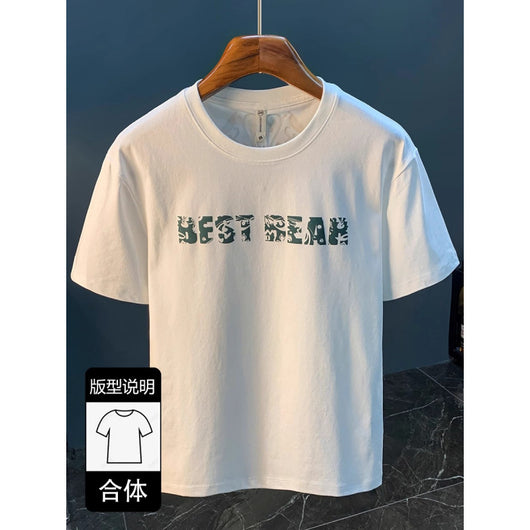 Camiseta Manga Corta con Letras para Hombre - Estilo Urban - Image 3