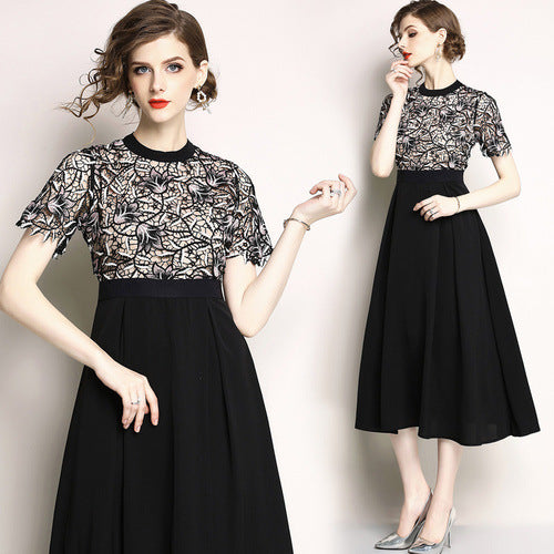 Blusa de Encaje Elegante Manga Corta Premium - Image 10