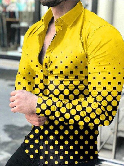 Camisa Casual de Manga Larga con Estampado Digital - Image 12