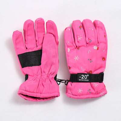 Guantes de Esquí Infantiles Térmicos con Forro Polar y Dedos Protegidos - Image 13