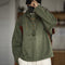 Chaqueta Cortavientos Militar Retro para Hombre