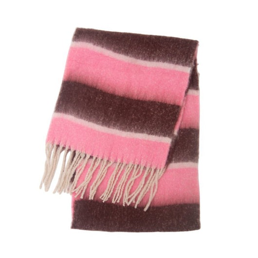 Bufanda Gruesa de Rayas con Flecos para Hombre y Mujer - Image 19