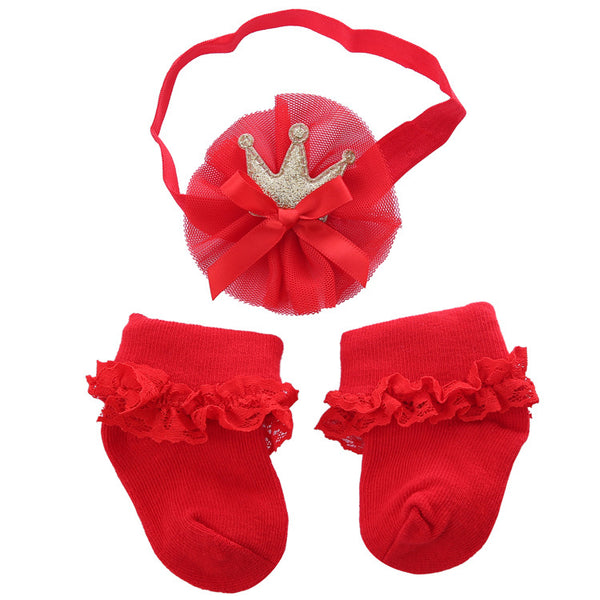 Calcetines para Bebé Niña con Moño Princesa Adorable - Image 2