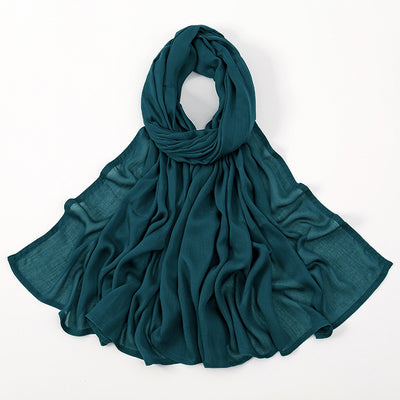 Pañuelo Modal Rayon Malayo Indonesio Colores Sólidos Transpirable - Image 37