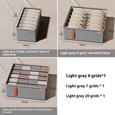 Organizador de Ropa Interior con Compartimentos - Caja Almacenaje para Cajón - Image 9