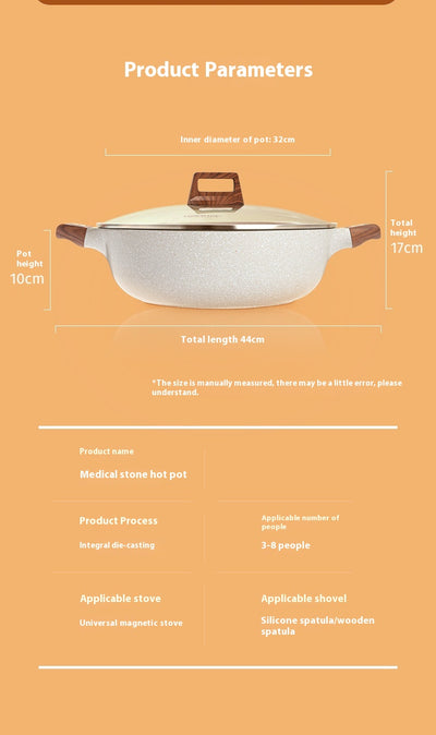 Olla Antiadherente Universal de Gran Capacidad para Cocina de Inducción y Gas - Image 13