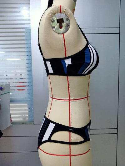Bikini de Rayas Verticales Estilo Europeo y Americano - Image 11