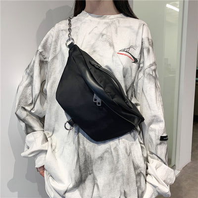 Bolsa de Pecho Nylon Versátil con Cadena Chic - Image 10