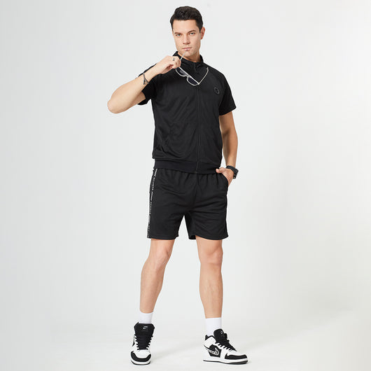 Cardigan Deportivo Tallas Grandes para Hombre con Líneas Contrastantes