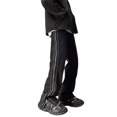 Pantalones Vaqueros Rectos con Cierre Americano para Hombre - Image 11