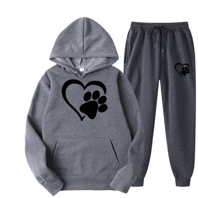 Conjuntos de Sudaderas Estampadas para Hombre y Mujer - Otoño e Invierno - Image 4